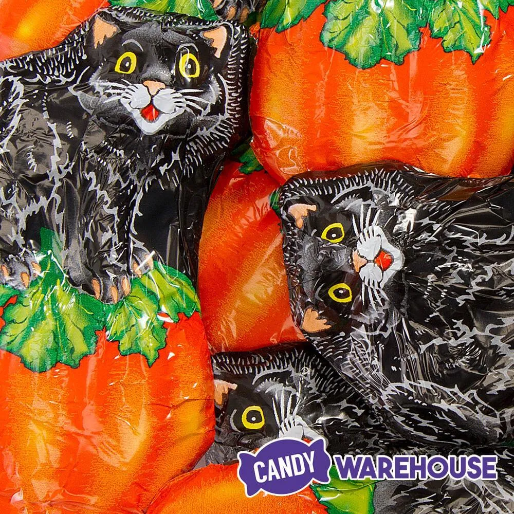 Thompson Foiled Milk Chocolate Jack-O-Kitty Cats: 24-Piece Display - Image 2