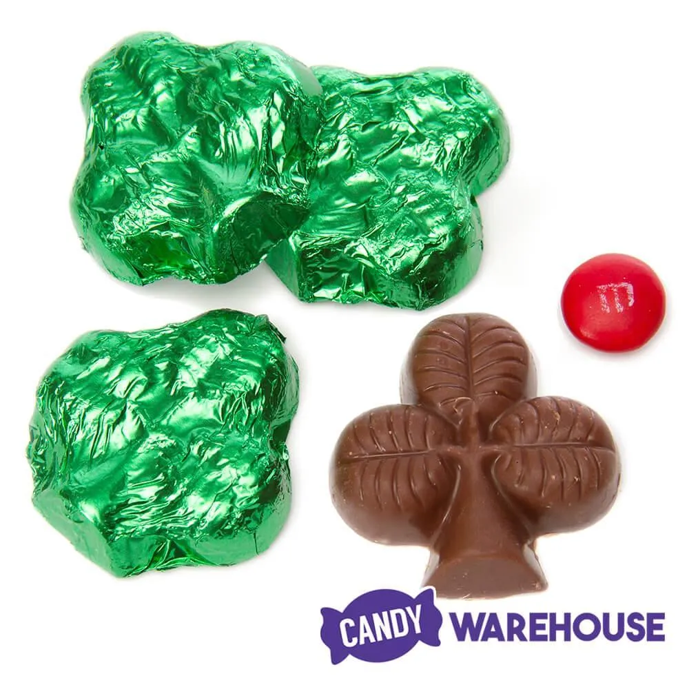 Thompson Green Foiled Milk Chocolate Shamrocks: 5LB Bag - Image 3