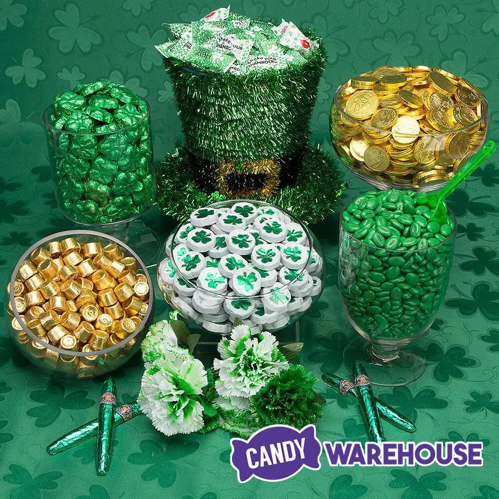 Thompson Green Foiled Milk Chocolate Shamrocks: 5LB Bag - Image 4