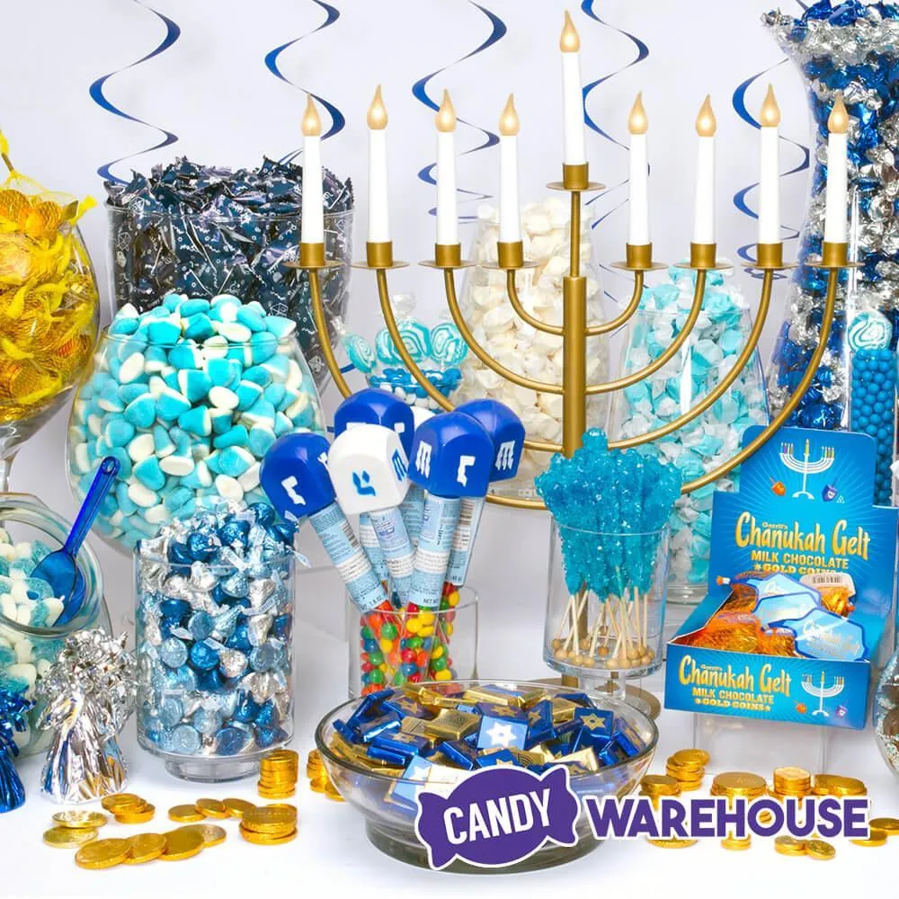 Thompson Hanukkah Gelt Gold Foiled Milk Chocolate Coins 1-Ounce Mesh Bags: 30-Piece Tub - Image 4