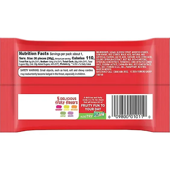Tic Tac Chewy Fruit Adventure: 24-Piece Display - Image 4