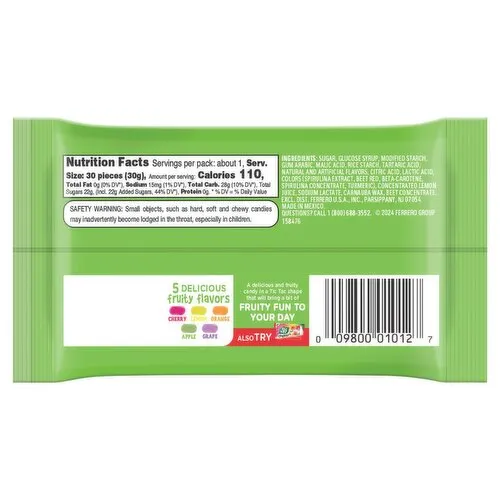 Tic Tac Chewy Sour Adventure: 24-Piece Display - Image 4