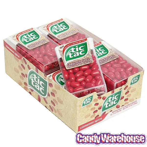 Tic Tac Cinnamon Spice Dispensers: 12-Piece Box - Image 2