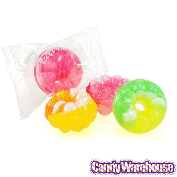 Tiny Bundt Cake Fruity Hard Candy Circles: 18-Piece Bag - Image 2
