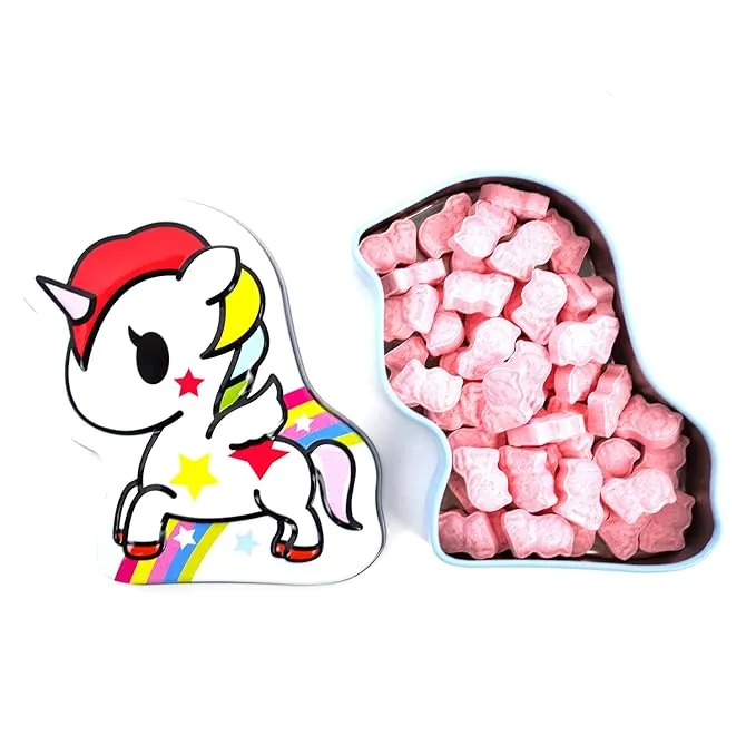 Tokidoki Unicorno Unicorn Strawberry Candy Tin: 12-Piece Display - Image 2