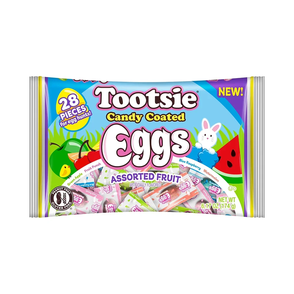 Tootsie Candy Coated Chocolate Eggs: 28-Piece Bag