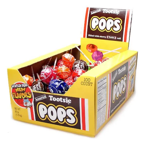 Tootsie Pops - Original Flavors Assortment: 100-Piece Box - Image 8