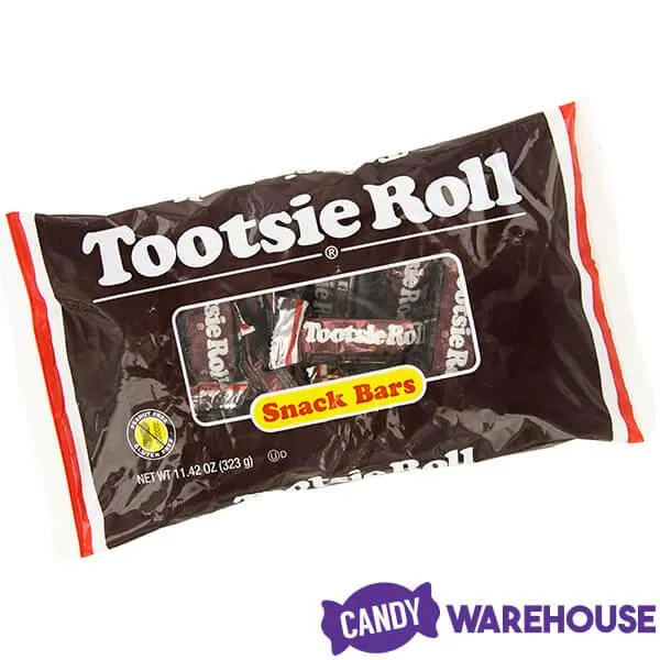 Tootsie Roll Snack Size Candy Bars: 20-Piece Bag - Image 3