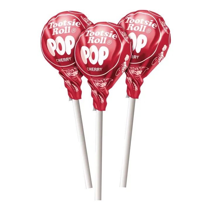 Tootsie Valentine Cherry Bunch Pops: 5-Piece Bunch - Image 2