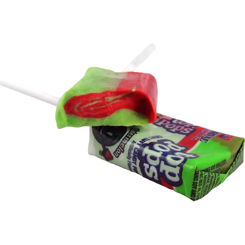 Top Pop Chewy Taffy Candy Suckers Watermelon: 48-Piece Box - Image 3