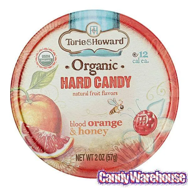 Torie and Howard Hard Candy Tins - Blood Orange & Honey: 8-Piece Box - Image 3