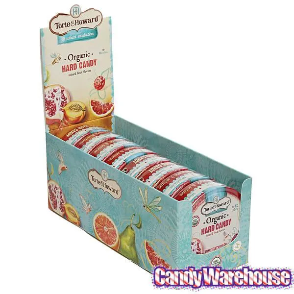 Torie and Howard Hard Candy Tins - Pomegranate & Nectarine: 8-Piece Box - Image 3