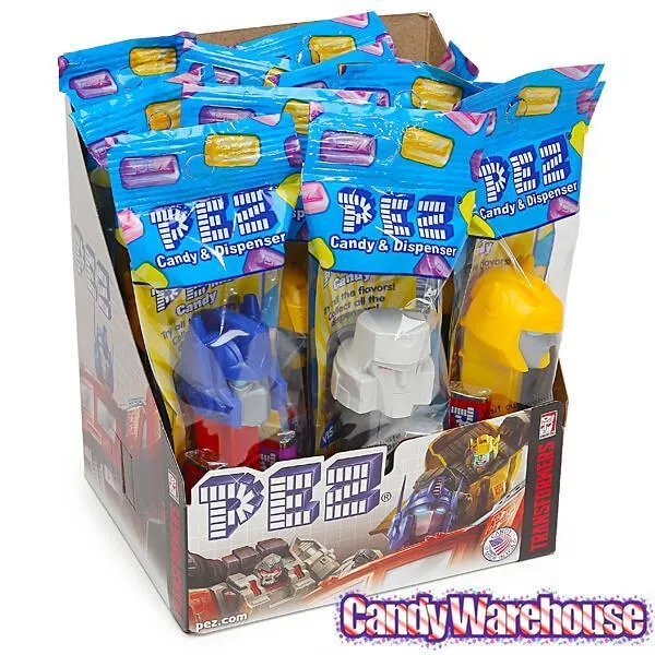 Transformers PEZ Candy Packs: 12-Piece Display - Image 2