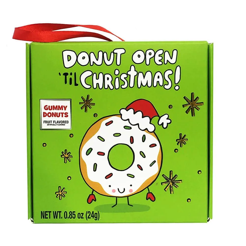 Treat Street Pizza and Donuts Ornaments with Gummies: 12-Piece Box - Image 3