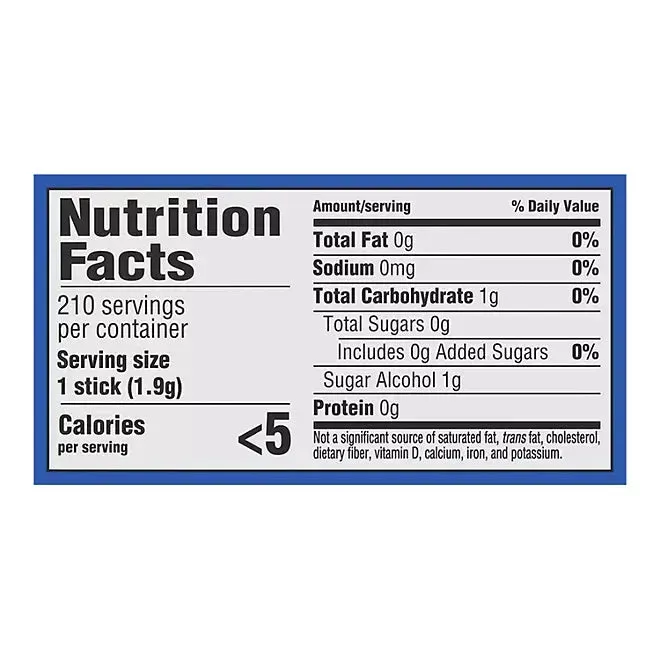 Trident Original Flavor Sugar Free Gum: 15-Piece Box - Image 4