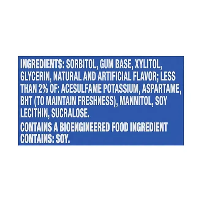 Trident Original Flavor Sugar Free Gum: 15-Piece Box - Image 5