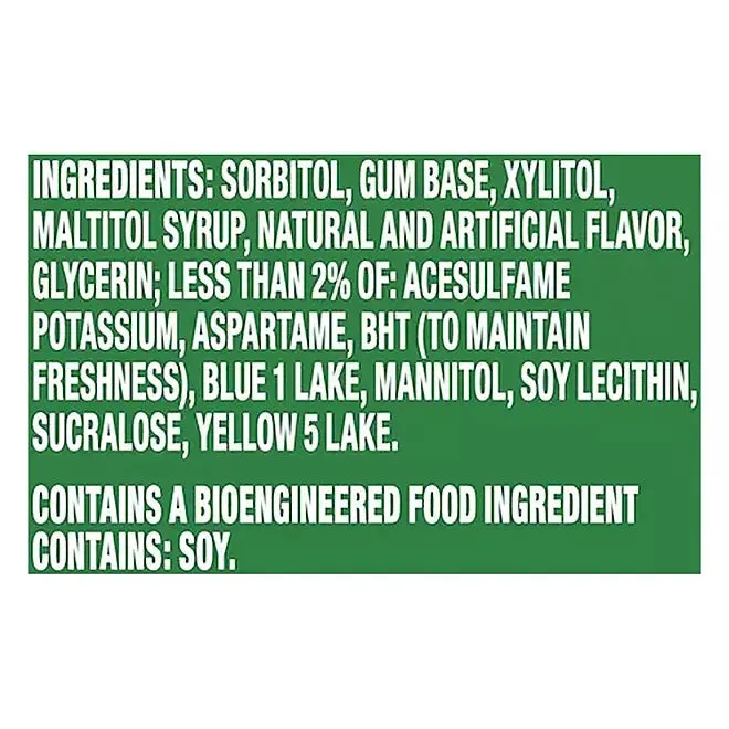 Trident Spearmint Sugar Free Gum: 15-Piece Box - Image 5