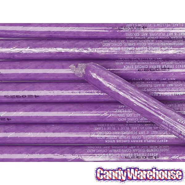 Triple Berry Hard Candy Sticks: 100-Piece Box - Image 5