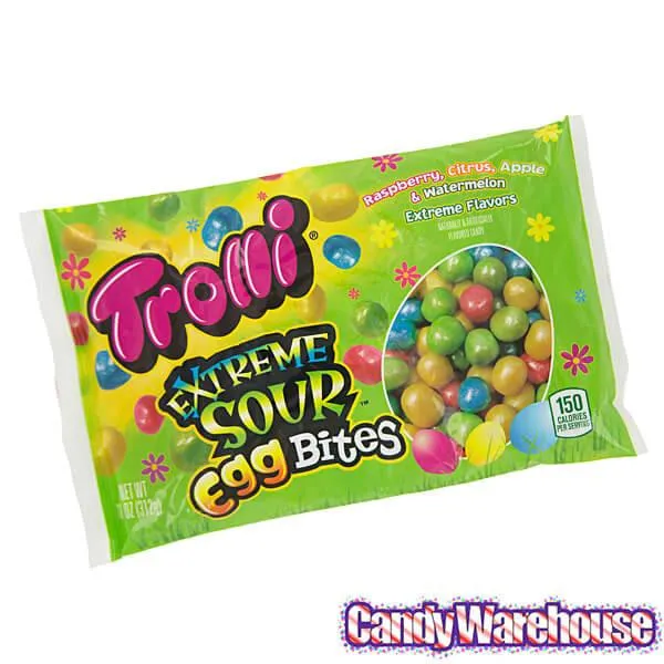Trolli Extreme Sour Egg Bites Candy: 11-Ounce Bag - Image 4