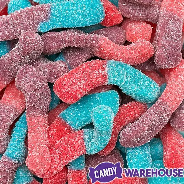 Trolli Sour Brite Crawlers Gummy Worms - Very Berry: 7.2-Ounce Bag - Image 4