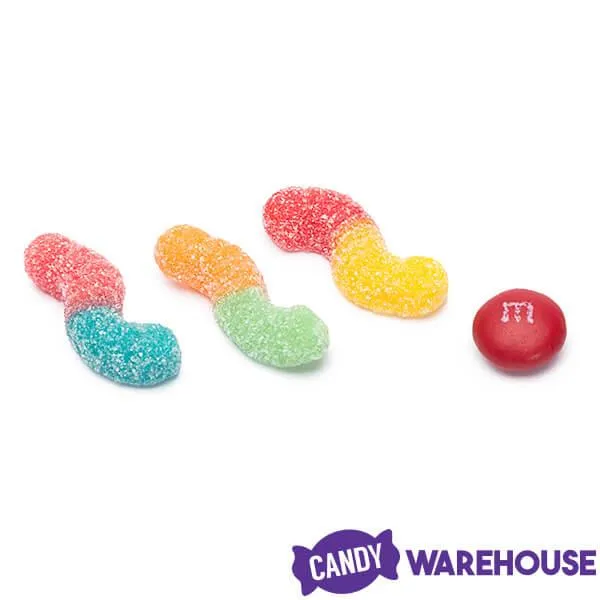 Trolli Sour Brite Crawlers Minis Gummy Worms 2-Ounce Candy Packs: 18-Piece Box - Image 6