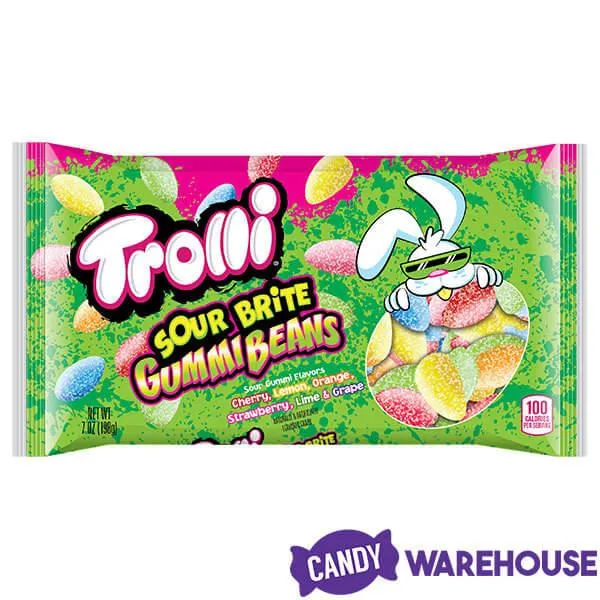 Trolli Sour Brite Gummy Beans: 7-Ounce Bag - Image 4