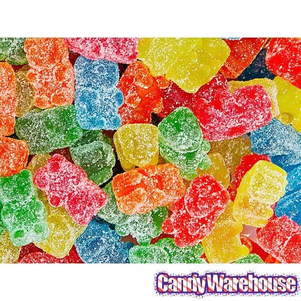 Trolli Sour Brite Gummy Bears Candy: 5LB Bag - Image 4