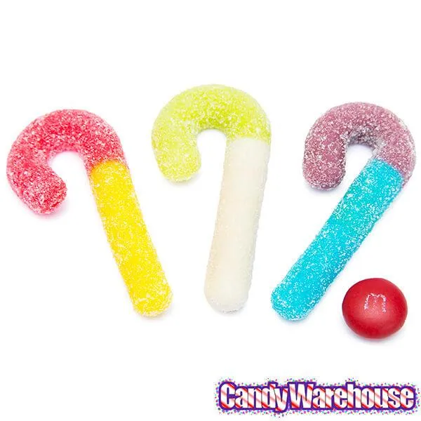 Trolli Sour Brite Mini Canes Jelly Candy Canes: 9-Ounce Bag - Image 4