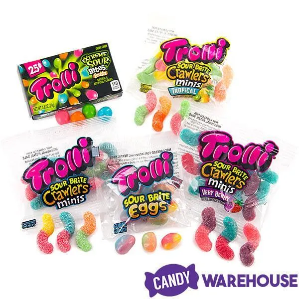 Trolli Sour Lovers Mix Gummy Candy Packs Assortment: 50-Piece Bag - Image 5