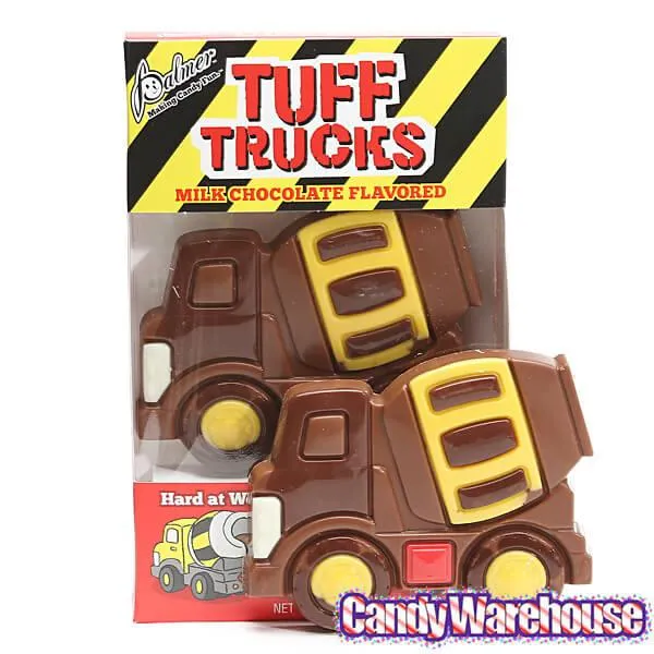 Palmer Tuff Trucks Chocolate Candy Construction Trucks Packs: 18-Piece Box - Image 3