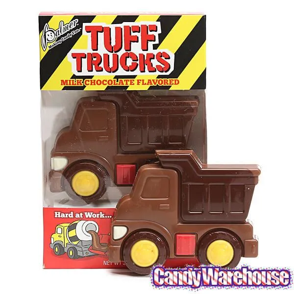 Palmer Tuff Trucks Chocolate Candy Construction Trucks Packs: 18-Piece Box - Image 4