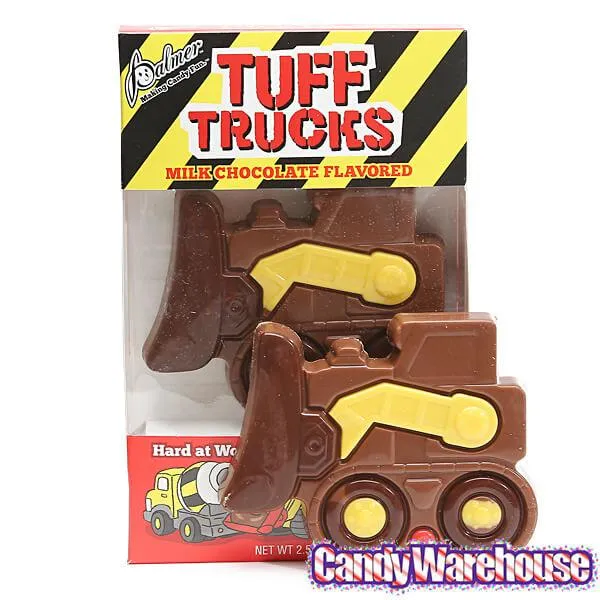 Palmer Tuff Trucks Chocolate Candy Construction Trucks Packs: 18-Piece Box - Image 5