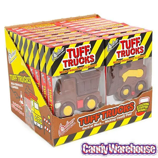 Palmer Tuff Trucks Chocolate Candy Construction Trucks Packs: 18-Piece Box - Image 7