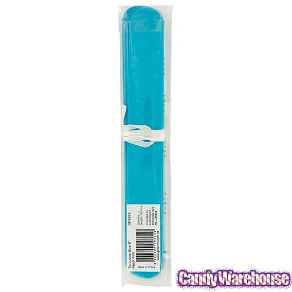 Tissue Paper 8-Inch Pom Pom - Turquoise Blue - Image 3
