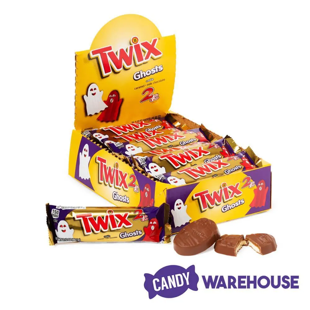 Twix Ghosts Halloween Candy Bars: 24-Piece Box - Image 2