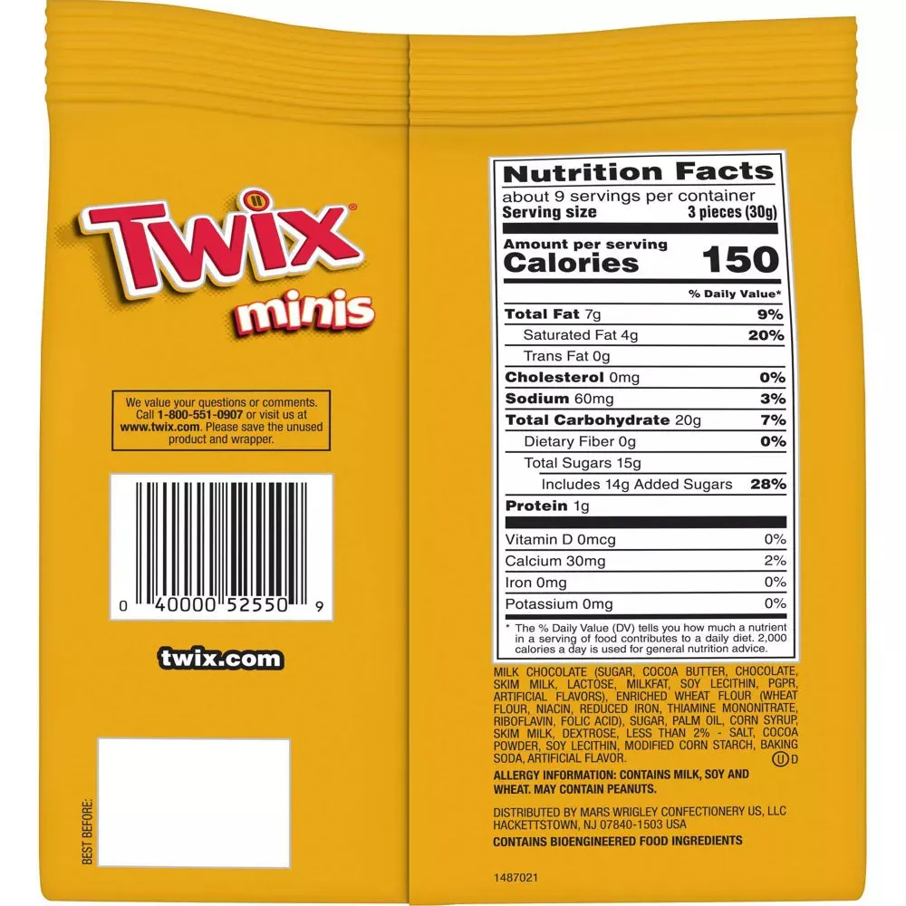Twix Minis Candy: 9.7-Ounce Bag - Image 5