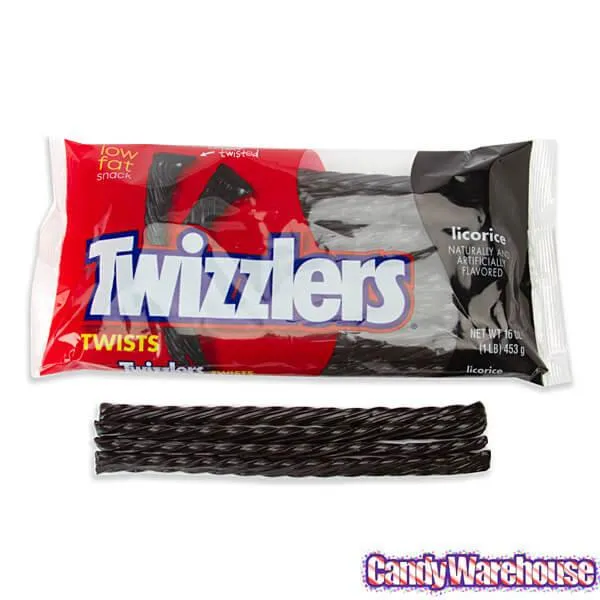 Twizzlers Black Licorice Twists: 16-Ounce Bag - Image 3