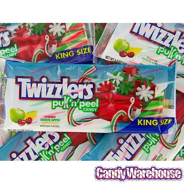 Twizzlers Christmas Licorice Twists King Size Packs: 15-Piece Box - Image 4