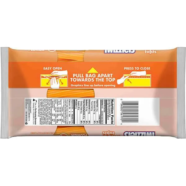 Twizzlers Orange Cream Pop Filled Licorice Twists: 11-Ounce Bag - Image 4
