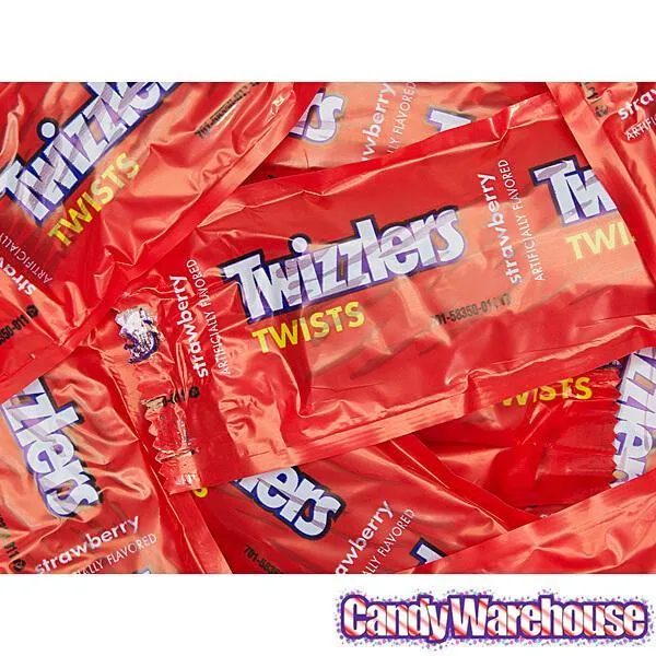 Twizzlers Strawberry Twists Snack Size Packs: 65-Piece Bag - Image 3