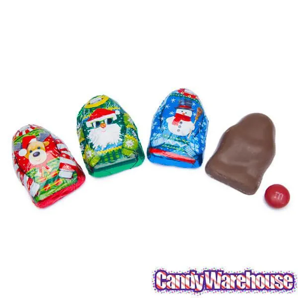 Ugly Sweater Foiled Chocolate Double Crisp Candy: 4LB Bag - Image 2