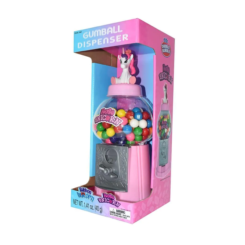 Unicorn Classic Pink Gumball Machine with Gumballs - Image 2