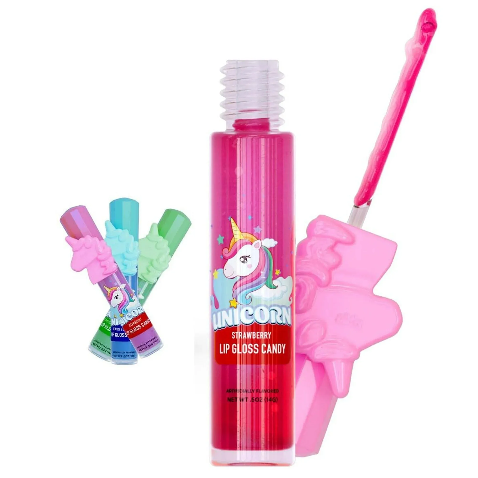 Unicorn Lip Glass Candy: 24-Piece Display - Image 2