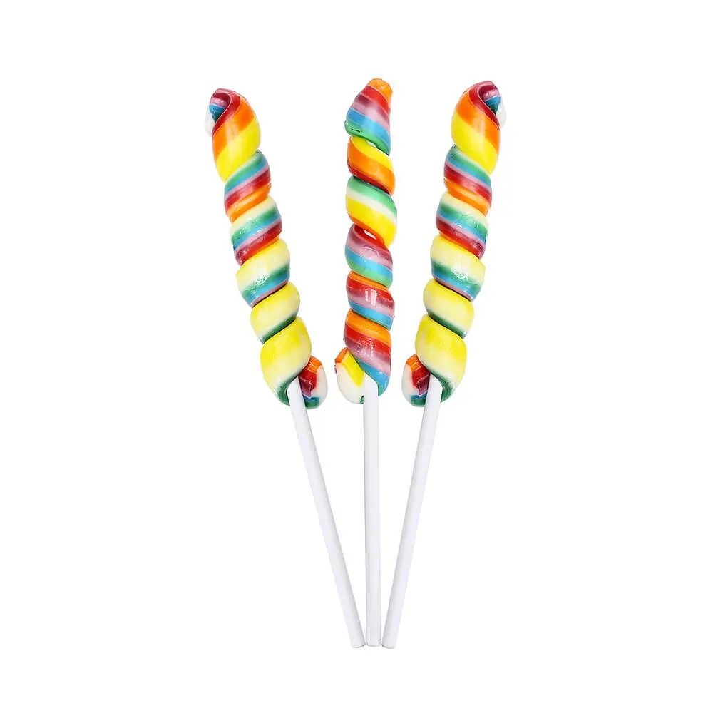 Unicorn Pops 0.4-Ounce Twist Suckers - Rainbow: 24-Piece Jar - Image 2