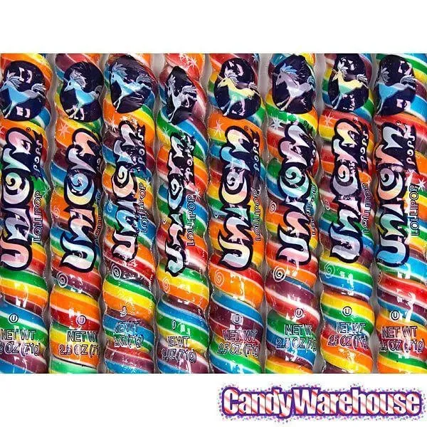 Unicorn Pops 2.5-Ounce Twist Suckers - Rainbow: 12-Piece Case - Image 6