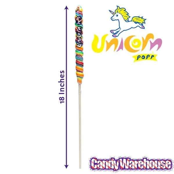 Unicorn Pops 2.5-Ounce Twist Suckers - Rainbow: 12-Piece Case - Image 7