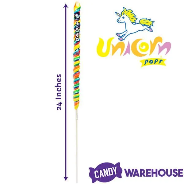 Unicorn Pops 4.5-Ounce Twist Suckers - Rainbow: 10-Piece Case - Image 4