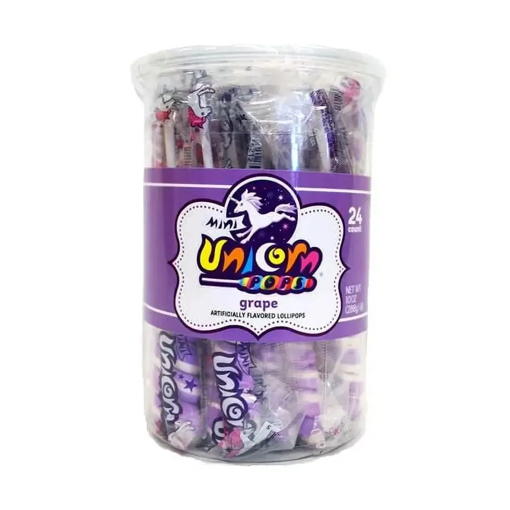 Unicorn Pops Twist Suckers - Lavender: 24-Piece Jar - Image 3
