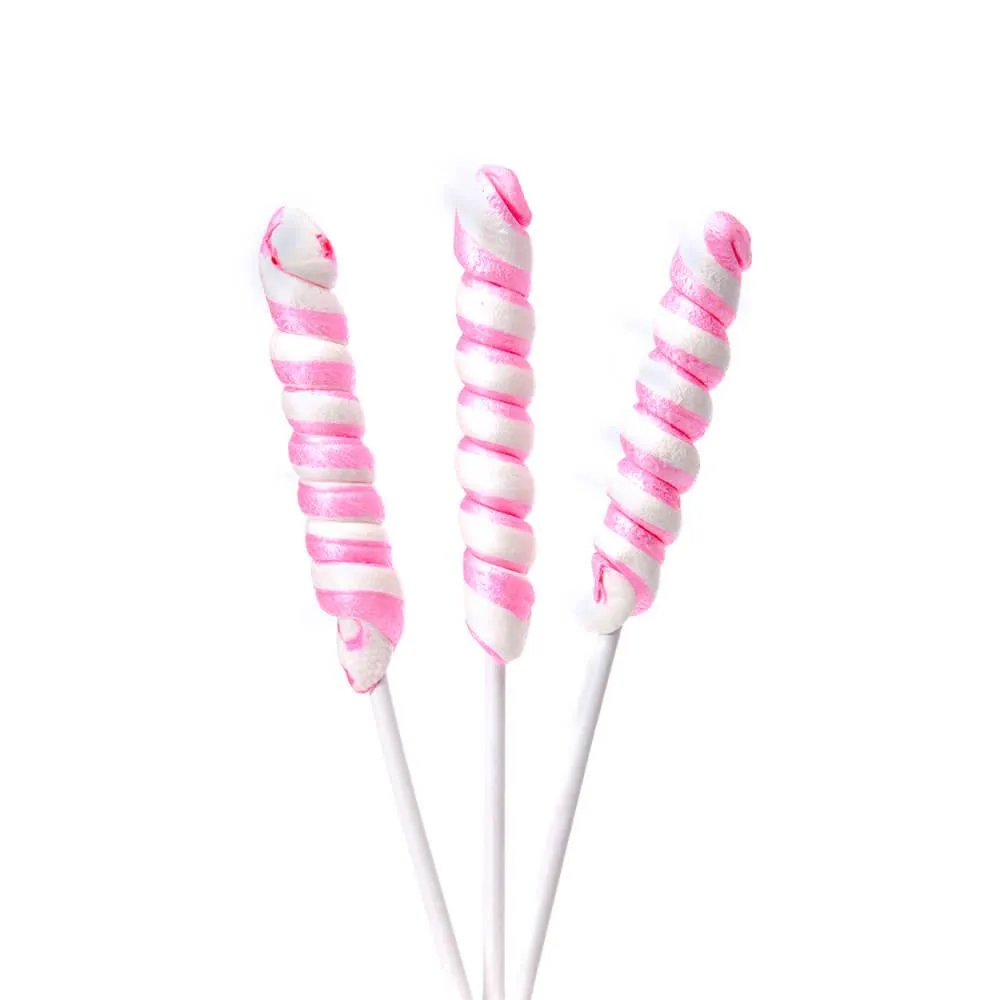 Unicorn Pops Twist Suckers - Light Pink: 24-Piece Jar - Image 2