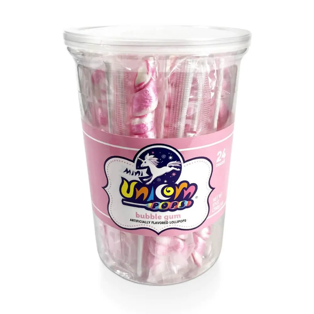 Unicorn Pops Twist Suckers - Light Pink: 24-Piece Jar - Image 3